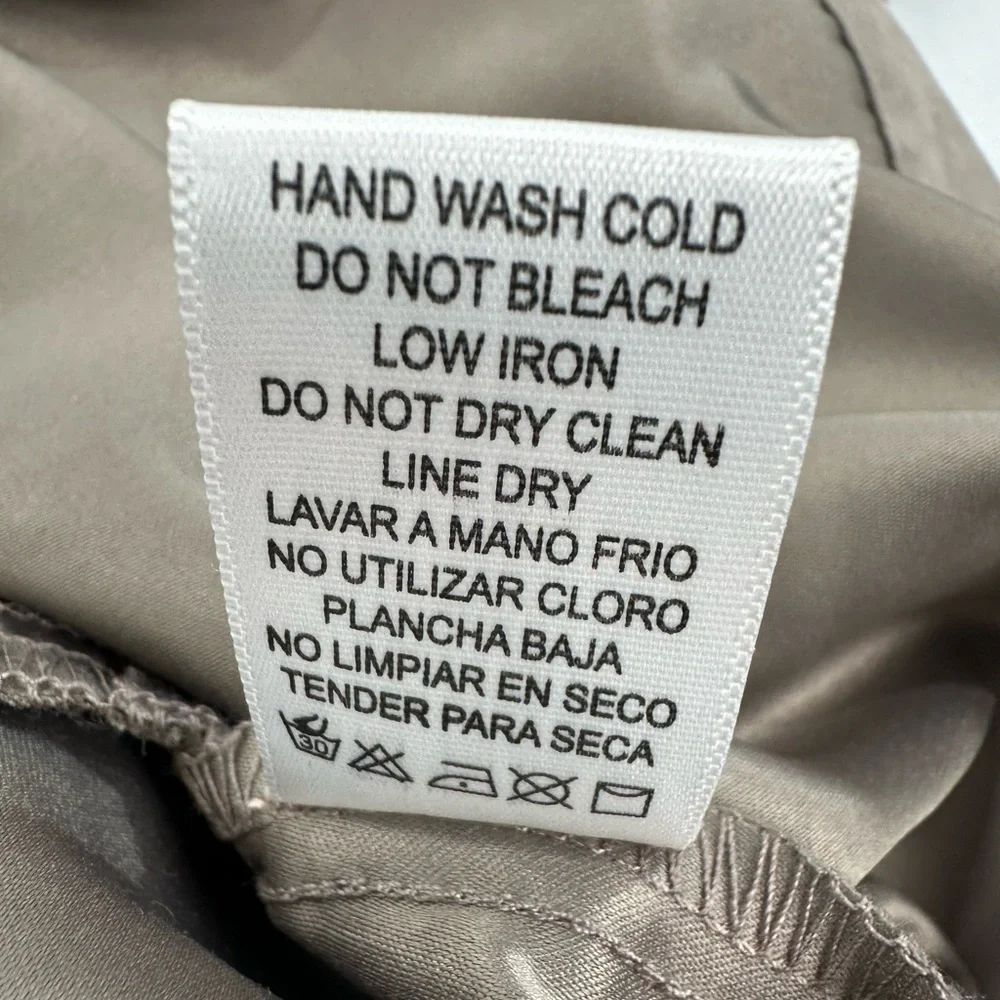 BE COOL Longline Cinched Waist Zip Front Utility Jacket Lightweight Casual M